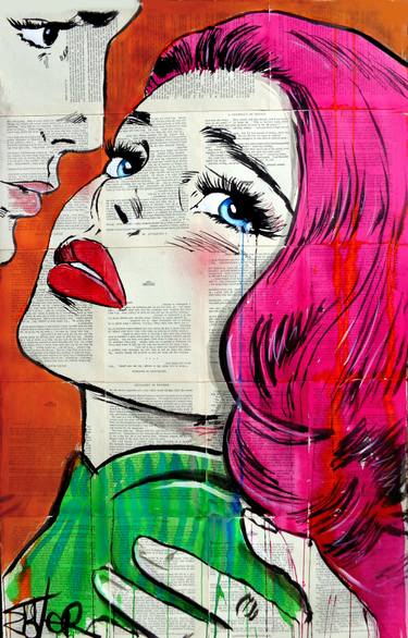 375x586 Lovelorn Pop Drawing - Pop Art Drawings