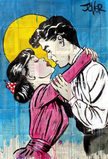 375x553 Love Moon Pop Drawing - Pop Drawing