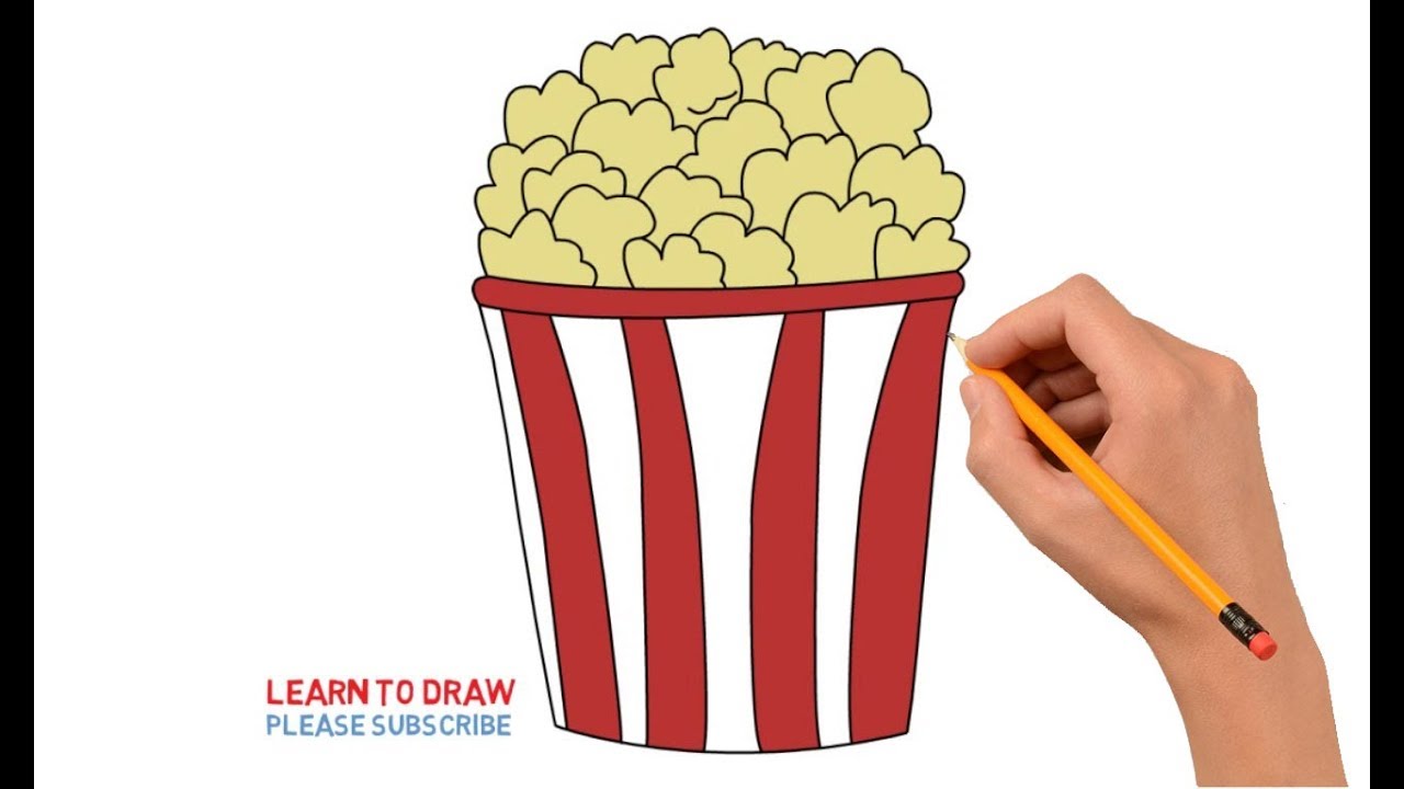 Popcorn Box Drawing at Explore collection of