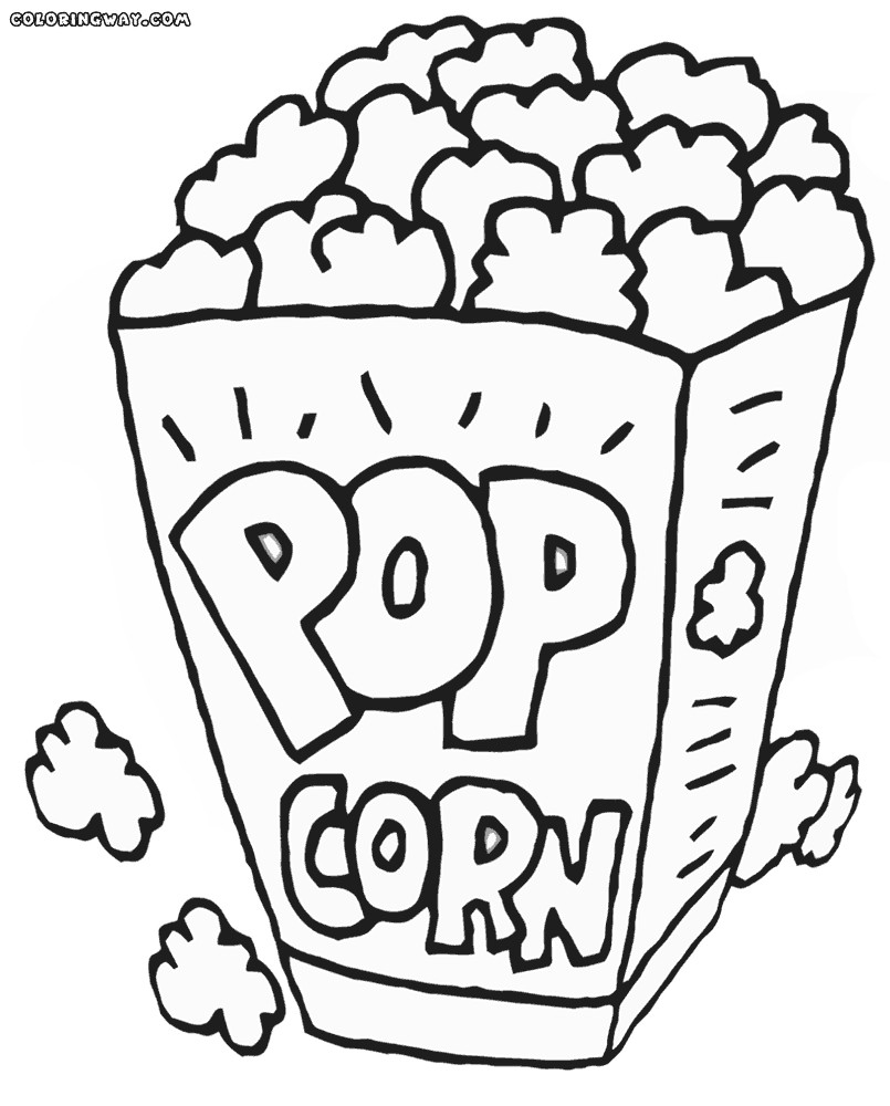 Popcorn Box Drawing at Explore collection of