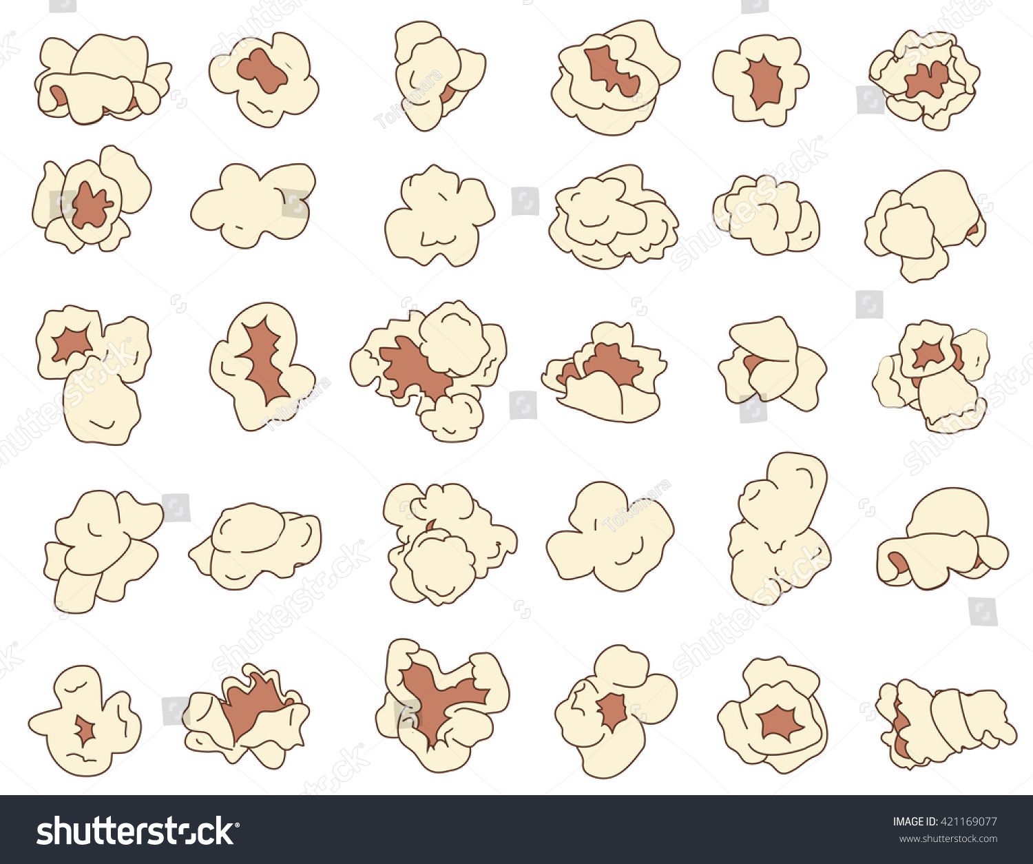 1500x1254 image result for how to draw popcorn kernels doodles - Popcorn Drawing