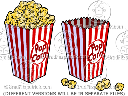 432x324 movie popcorn drawing - Popcorn Drawing