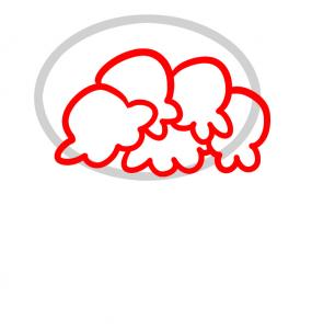 285x302 How To Draw How To Draw Popcorn, Popcorn - Popcorn Kernel Drawing