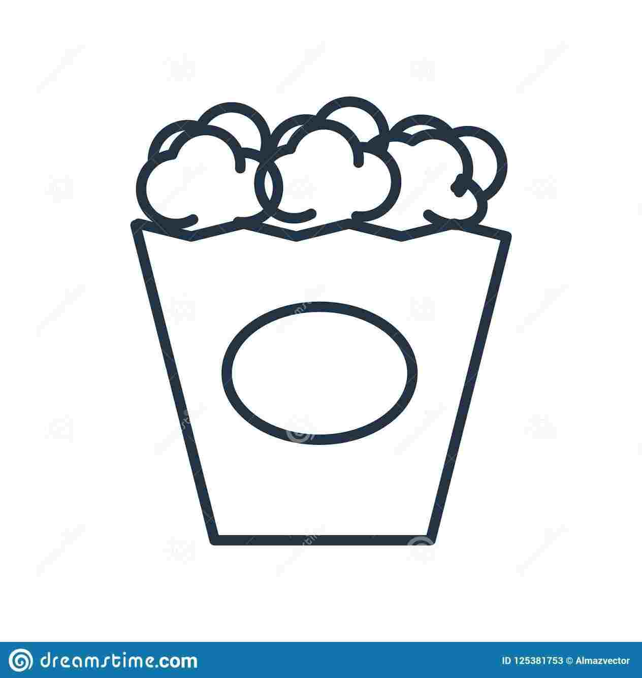 1264x1335 Popcorn Kernel Drawing - Popcorn Kernel Drawing
