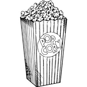 300x300 popcorn planning how to draw popcorn, corn drawing, popcorn - Popcorn Line Drawing