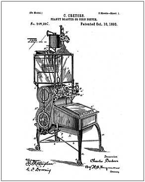 292x367 cretors popcorn machine, popcorn vintage - Popcorn Machine Drawing