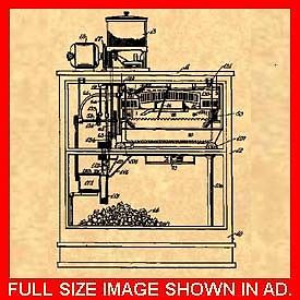 275x275 Patent For The Popcorn Machine - Popcorn Machine Drawing