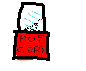 300x250 Popcorn Machine Drawing - Popcorn Machine Drawing