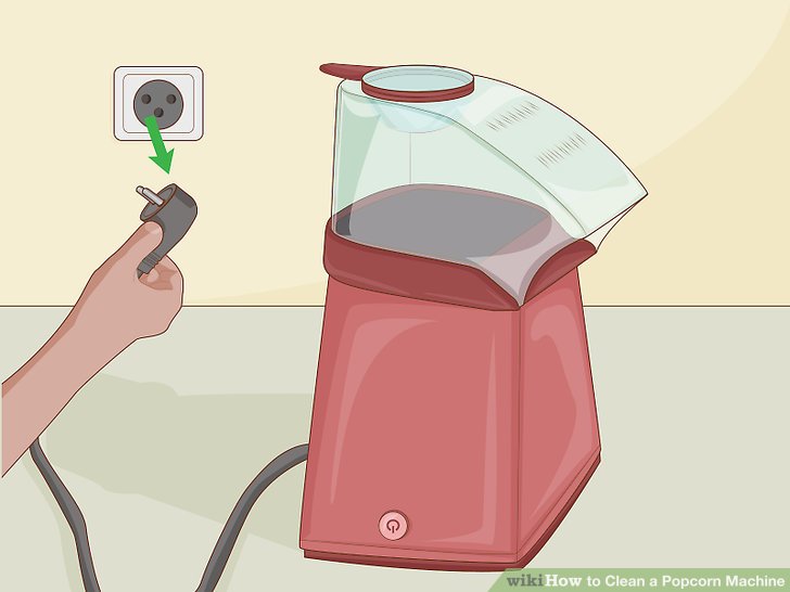 728x546 Ways To Clean A Popcorn Machine - Popcorn Machine Drawing