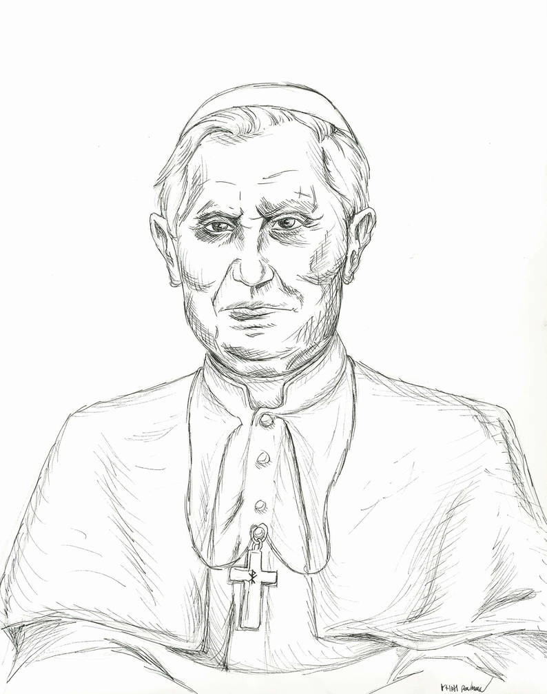 Pope Drawing at Explore collection of Pope Drawing