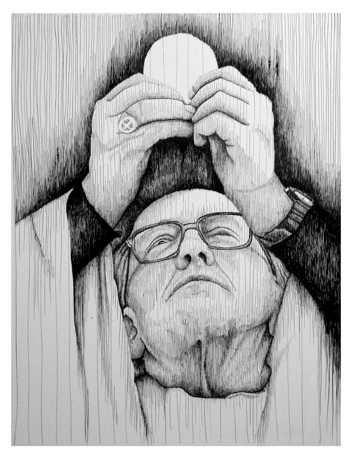 688x900 pope francis drawing - Pope Drawing