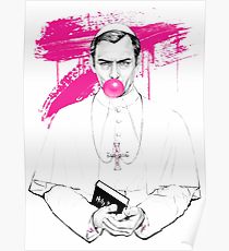 210x230 the young pope drawing posters redbubble - Pope Drawing