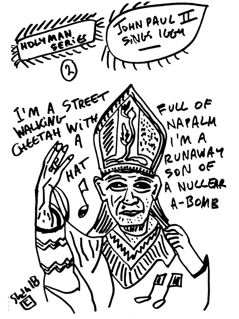 770x1027 iggy pope drawing - Pope Drawing