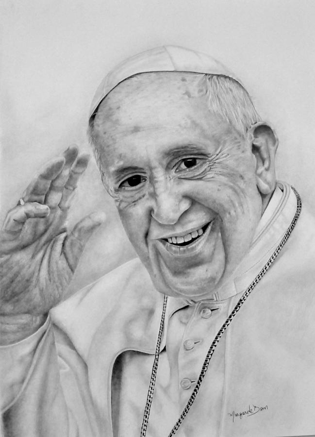 649x900 pope francis drawing - Pope Francis Drawing