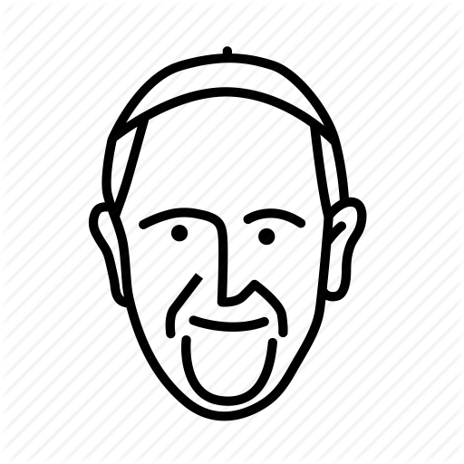 512x512 catholic, man, person, persona, priest pope francis icon - Pope Francis Drawing