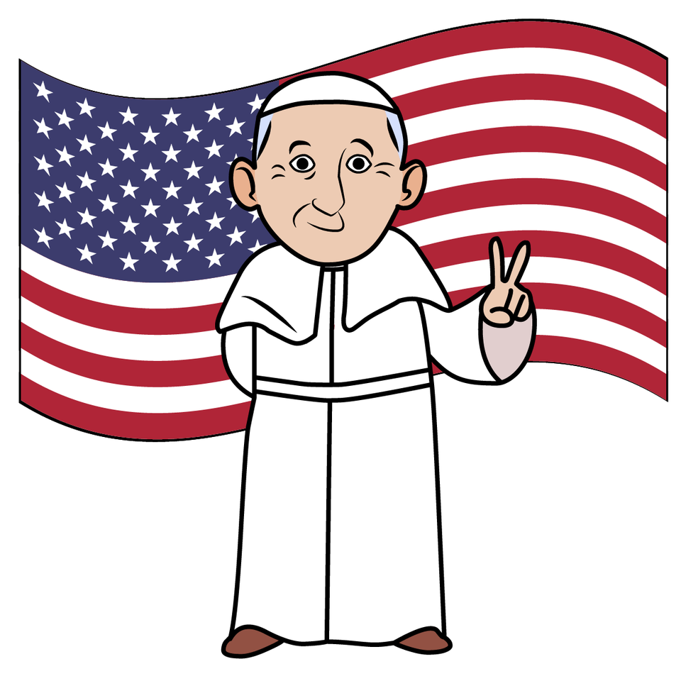 960x960 pope francis the social media strategy fortune - Pope Francis Drawing
