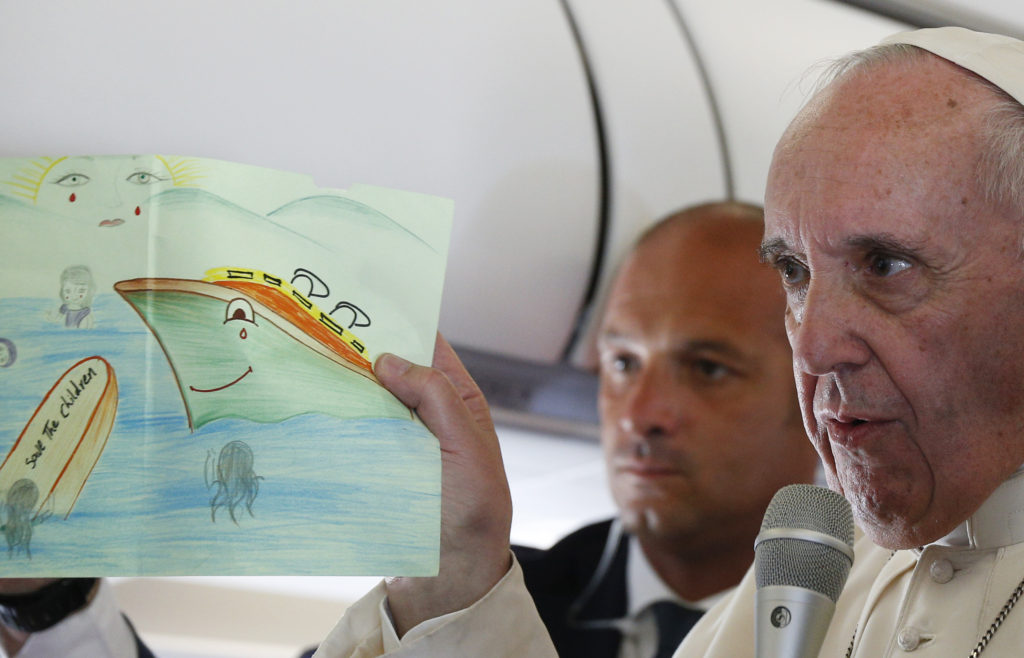 1024x658 theology of tears for pope, weeping helps one see jesus - Pope Francis Drawing