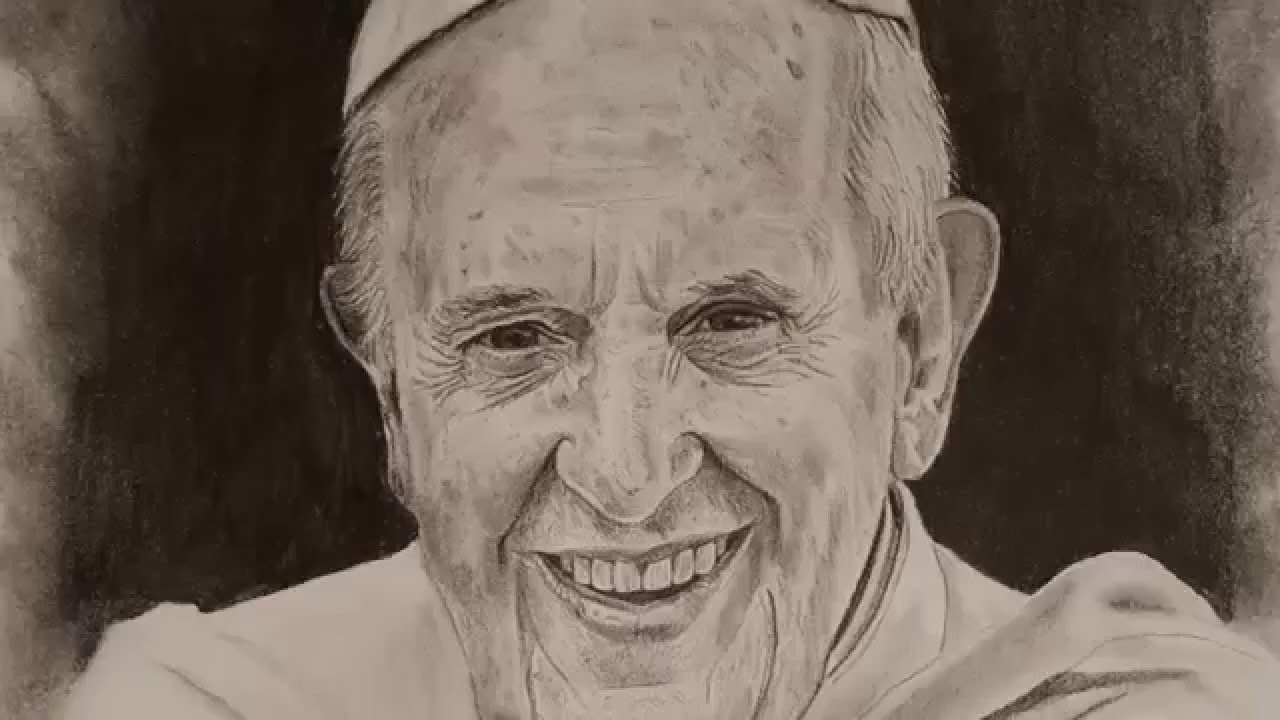1280x720 drawing pope francis!! - Pope Francis Drawing