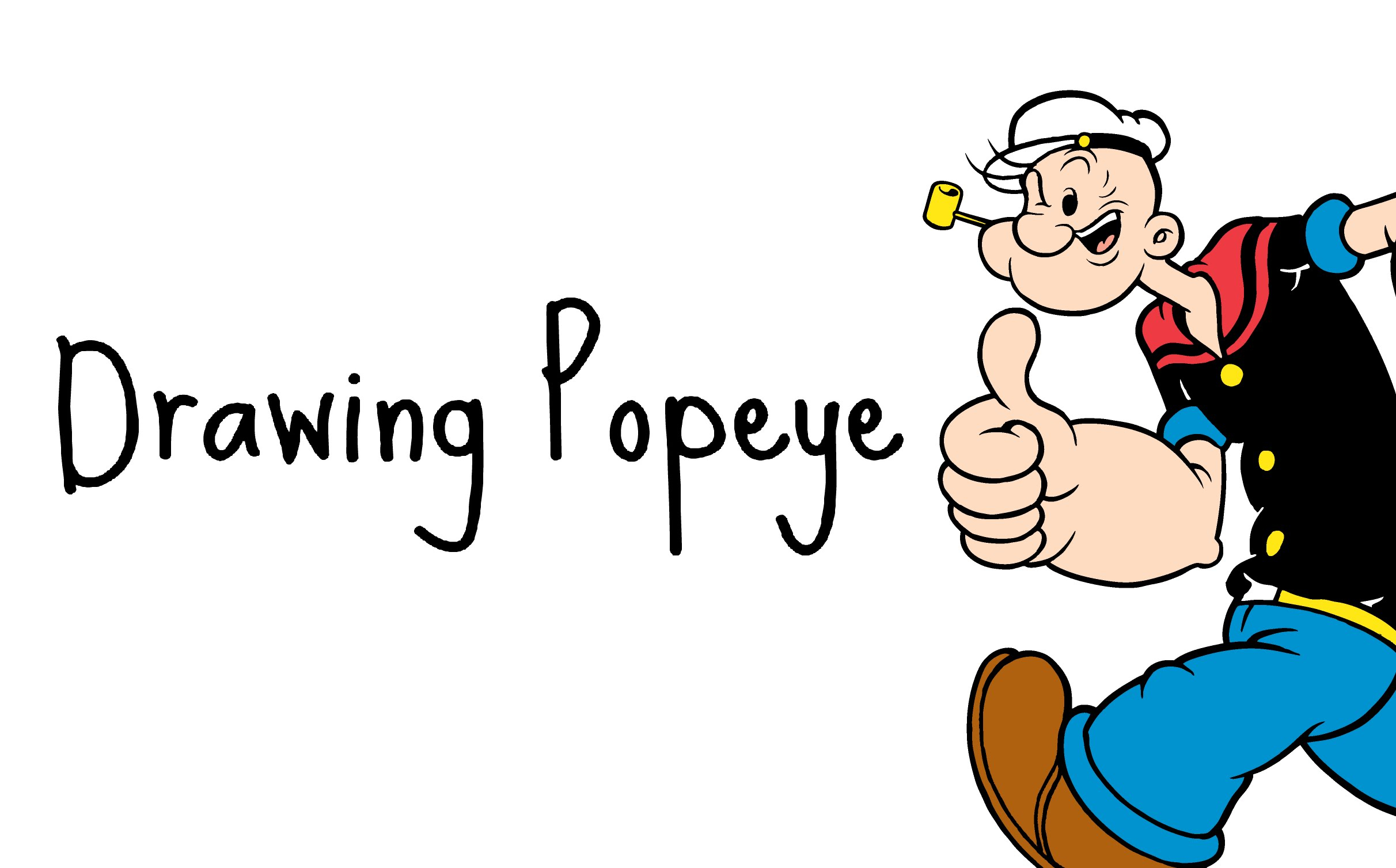 Popeye Cartoon Drawings Drawing Popeye - Popeye Cartoon Drawing. 