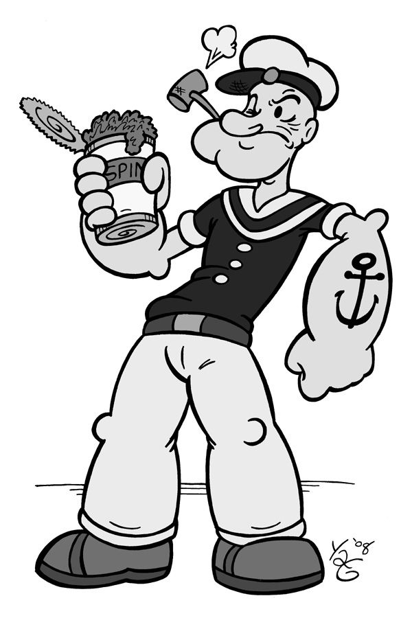 600x900 Pinner Old Black And White Cartoons More Like This Beta - Popeye Cartoon Drawing