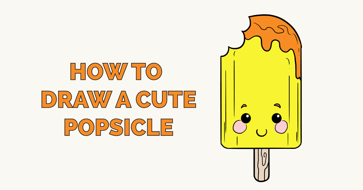 1200x628 How To Draw A Cute Popsicle - Popsicle Drawing