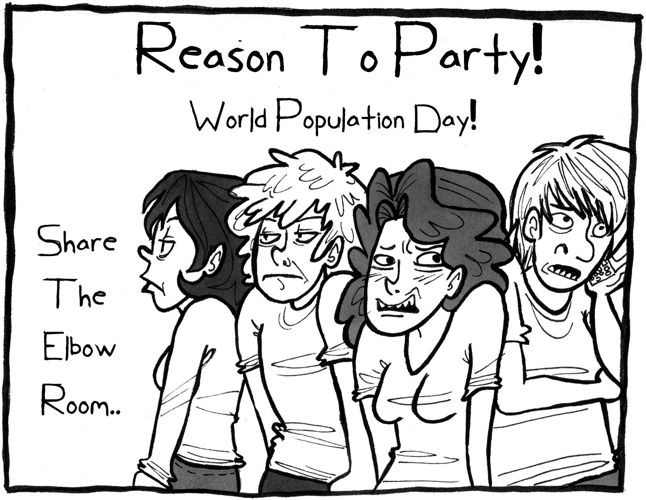 2112x1635 World Population Day The Daily Texan - Population Drawing