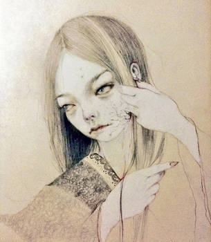 305x350 story of a porcelain doll - Porcelain Doll Drawing