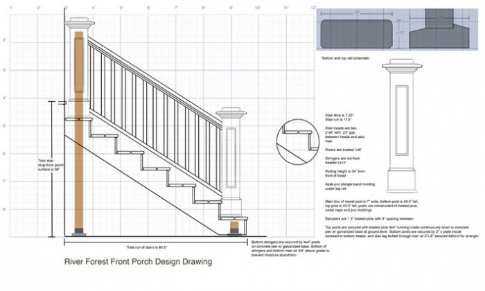 700x420 drawings edgewater woodwork - Porch Drawing