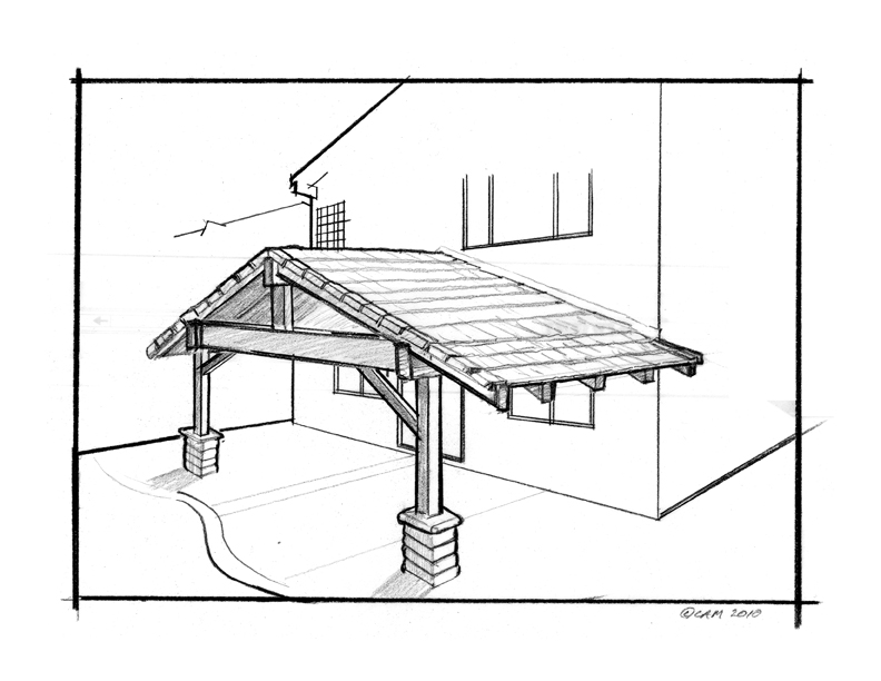 792x612 house drawing porch for free download - Porch Drawing