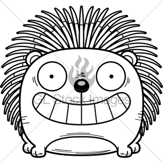 325x325 Porcupine Toy Line Drawing Gl Stock Images - Porcupine Line Drawing