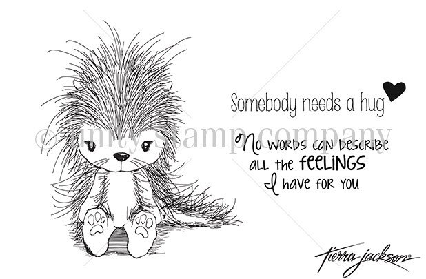 618x405 Cuddlebug Porcupine - Porcupine Line Drawing