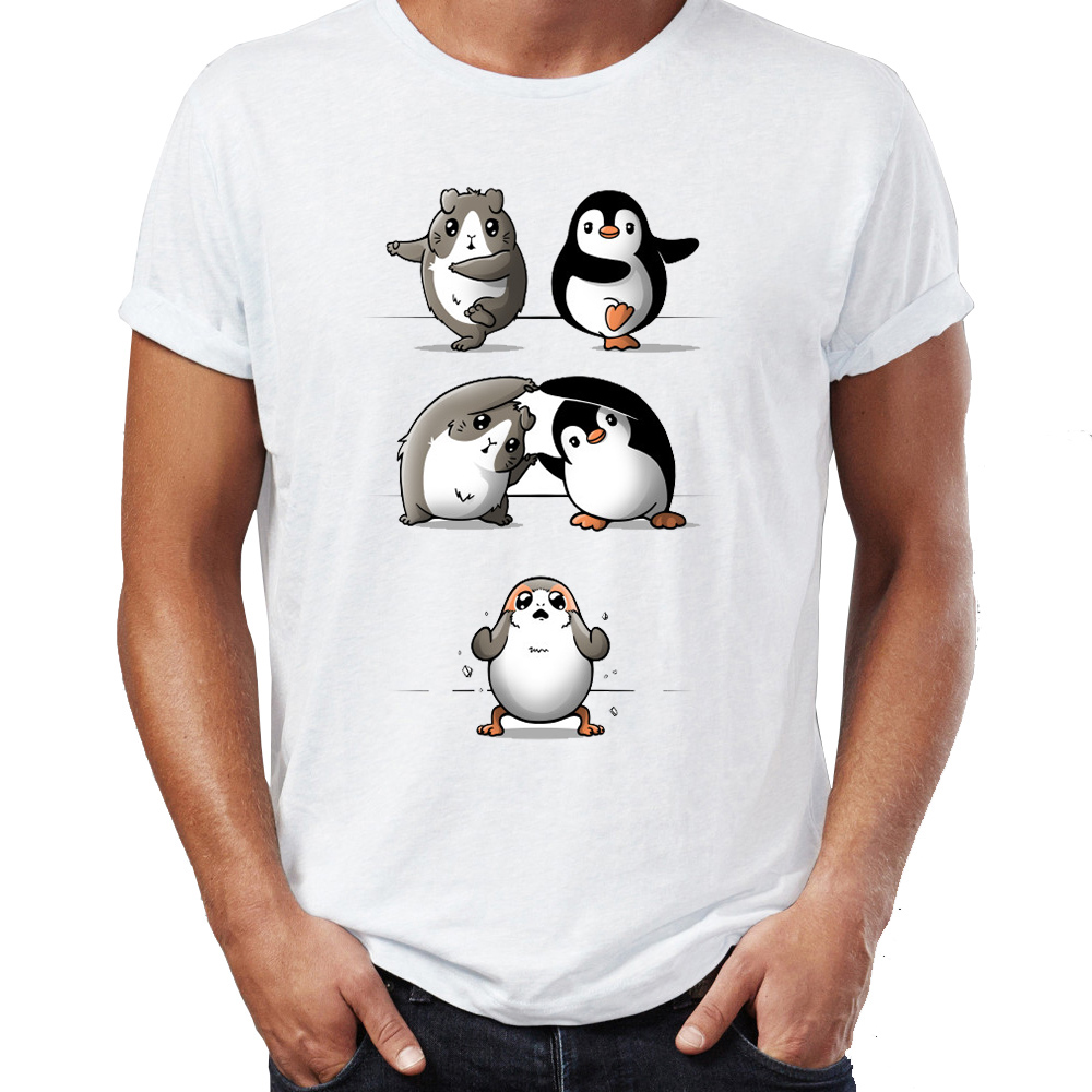 1000x1000 summer men's t shirt funny porg fusion star wars artsy awesome - Porg Drawing