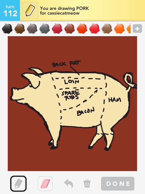 500x667 pork drawings - Pork Drawing