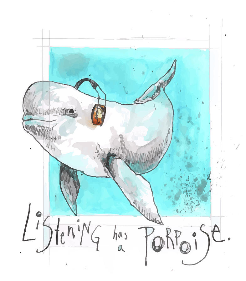 786x900 porpoise drawing - Porpoise Drawing