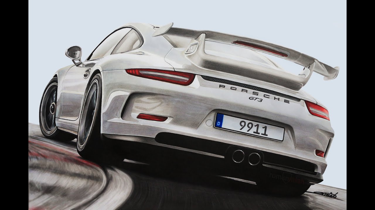 1280x720 porsche - Porsche 911 Drawing