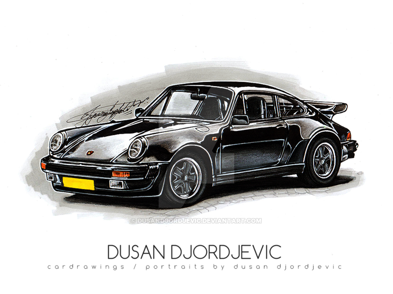 800x600 porsche car drawing dusan djordjevic art - Porsche 911 Drawing