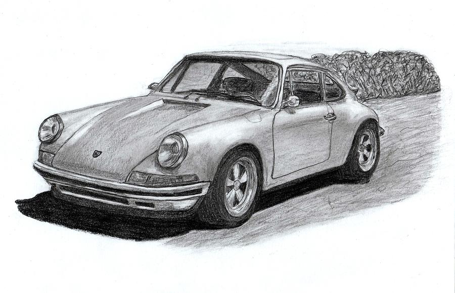 Рисунок порше 911