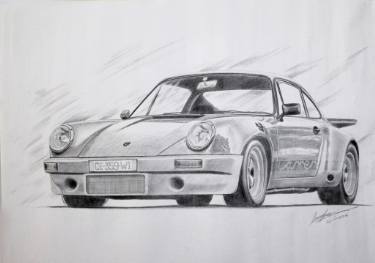 375x263 porsche rs pencil sketch drawing - Porsche 911 Drawing