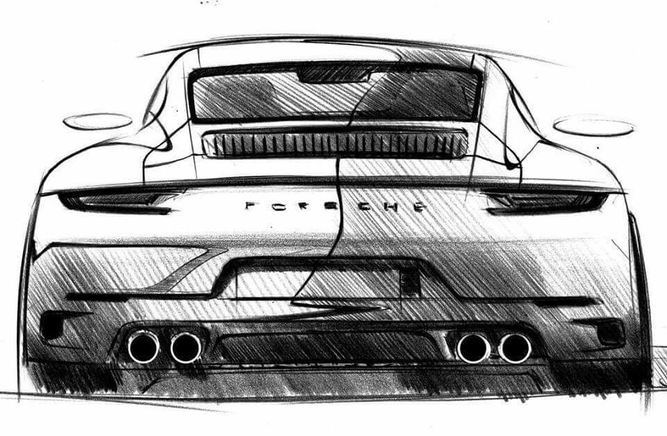 960x628 Pin On Sketches Renders - Porsche Drawing
