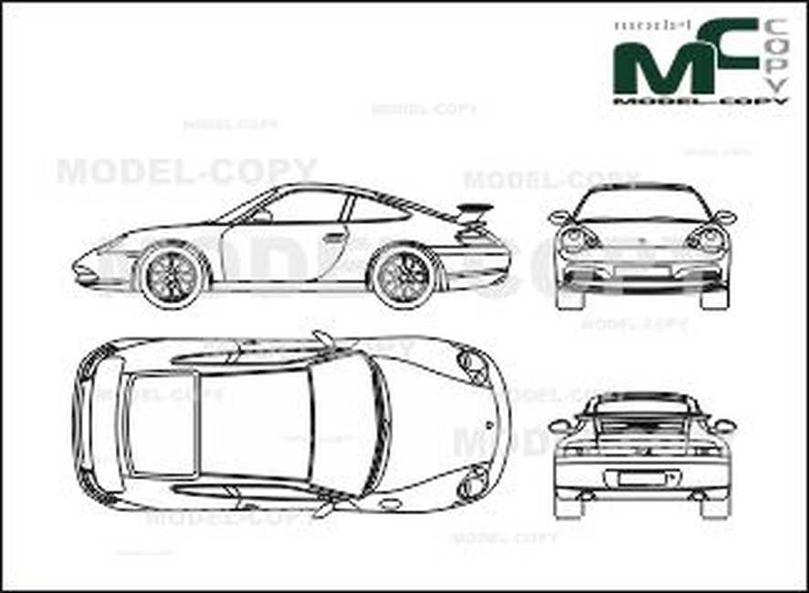 886x649 porsche - Porsche Drawing