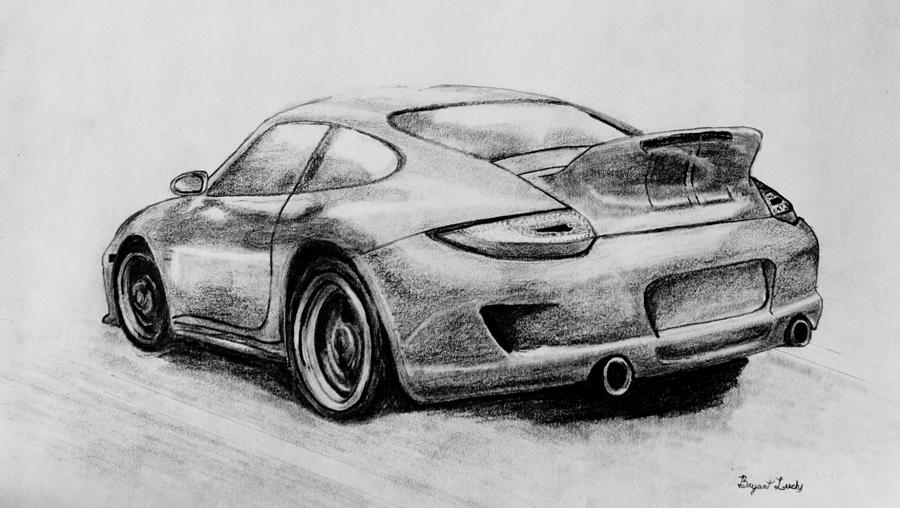 900x508 porsche sport classic drawing - Porsche Drawing