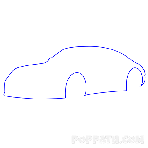 500x500 how to draw a porsche pop path - Porsche Drawing