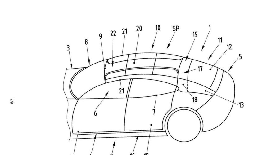 889x500 new porsche panamera alleged patent sketches show alternative - Porsche Line Drawing