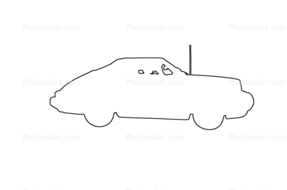 418x277 porsche outline, line drawing, shape images, photography, stock - Porsche Line Drawing