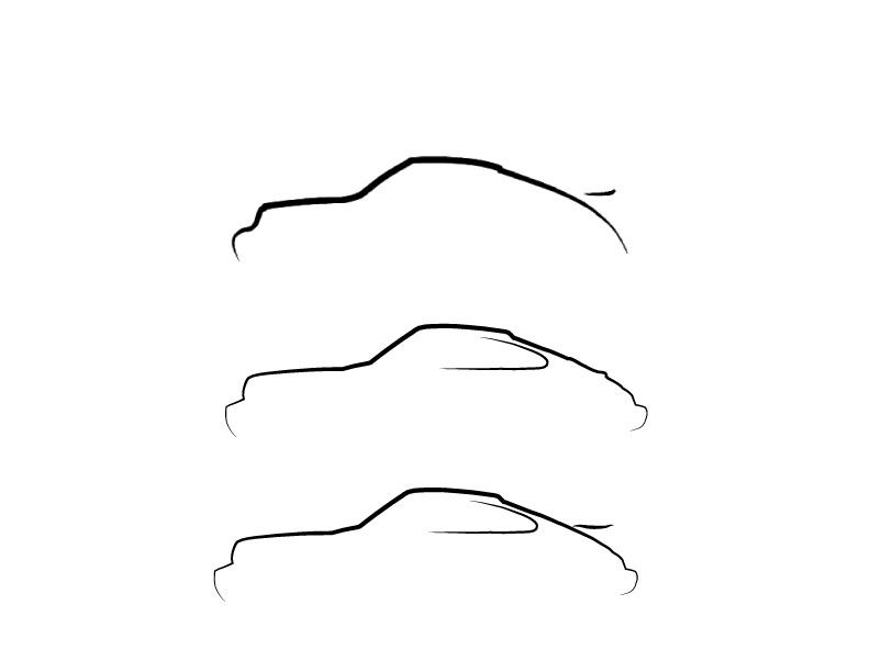 792x612 porsche single line silhouette drawing - Porsche Line Drawing