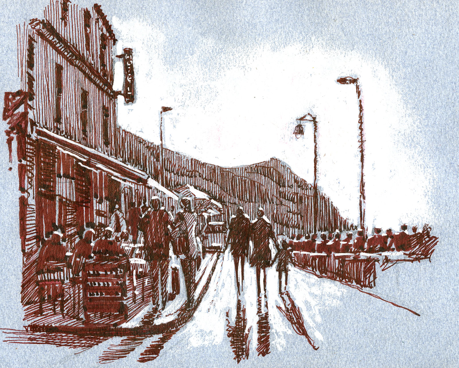 1600x1285 drawing rob adams a painter's blog - Port Drawing