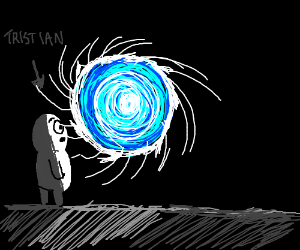 300x250 tristan discovers dimension portal travel drawing - Portal Drawing