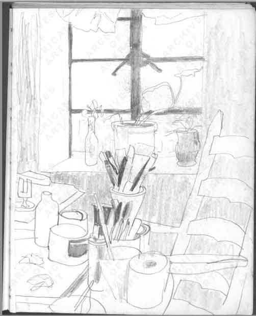 502x620 sketchbooks of fairfield porter online painting perceptions - Porter Drawing