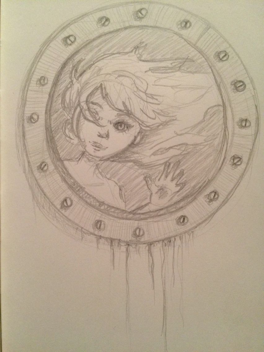 852x1136 Day A Window - Porthole Drawing