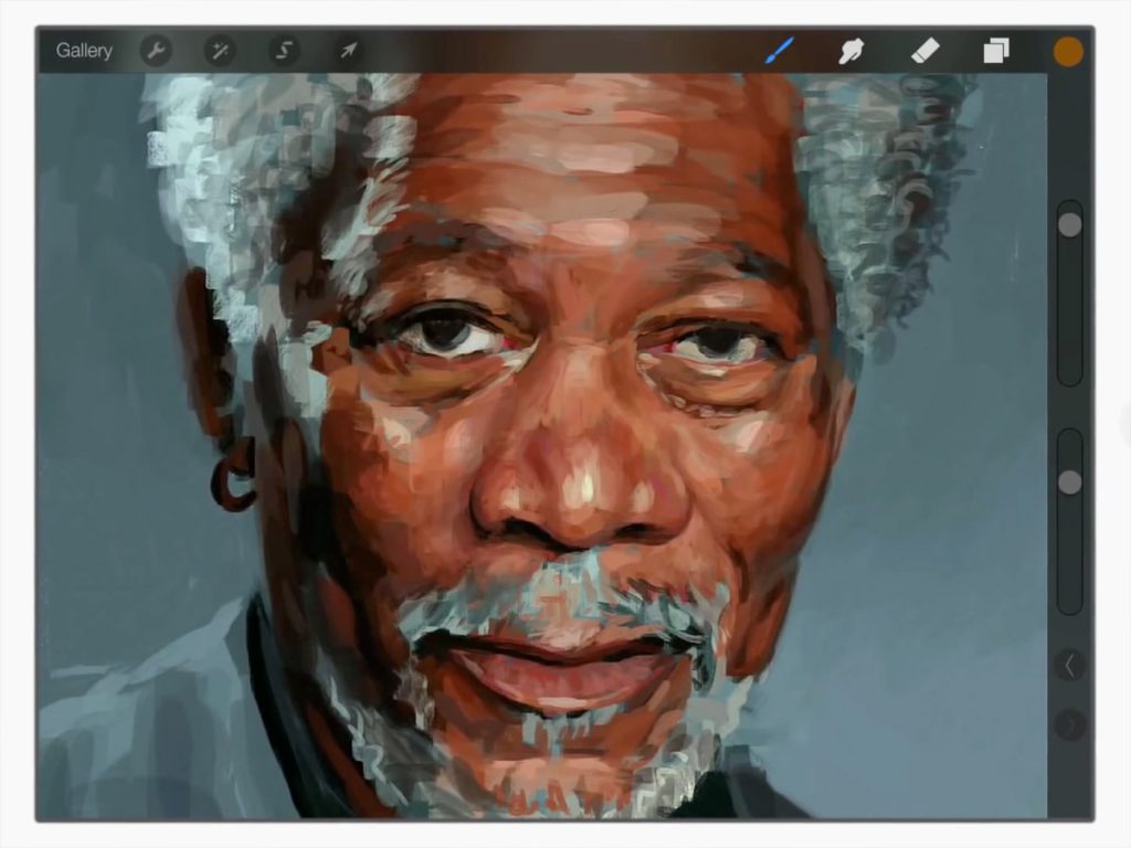 1024x768 Drawing Using A Tablet And Phone - Portrait Drawing App